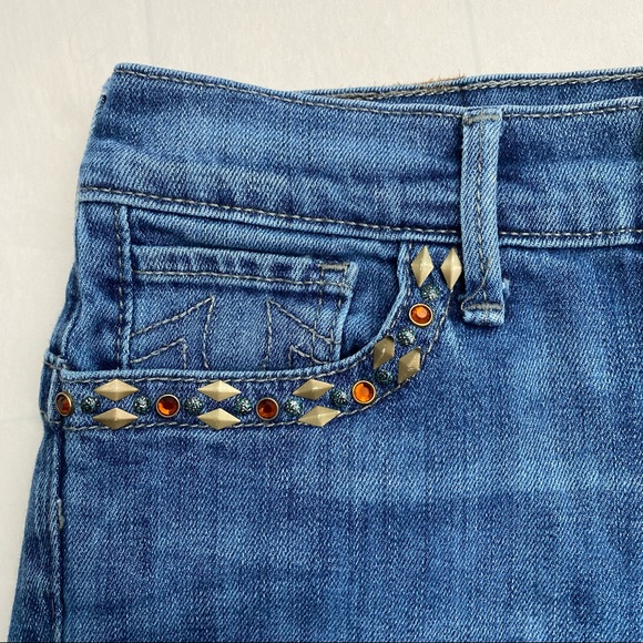 True Religion low rise Y2K (made in Italy) Chrissy 25 bedazzled embellished - Picture 2 of 11